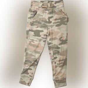 R+R Soft Brushed Camouflage Print Joggers Pink Sz XS